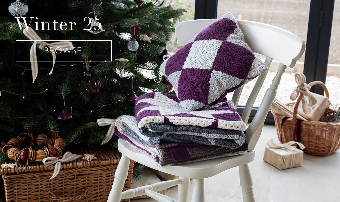 Winter 25 crochet knit patterns toft